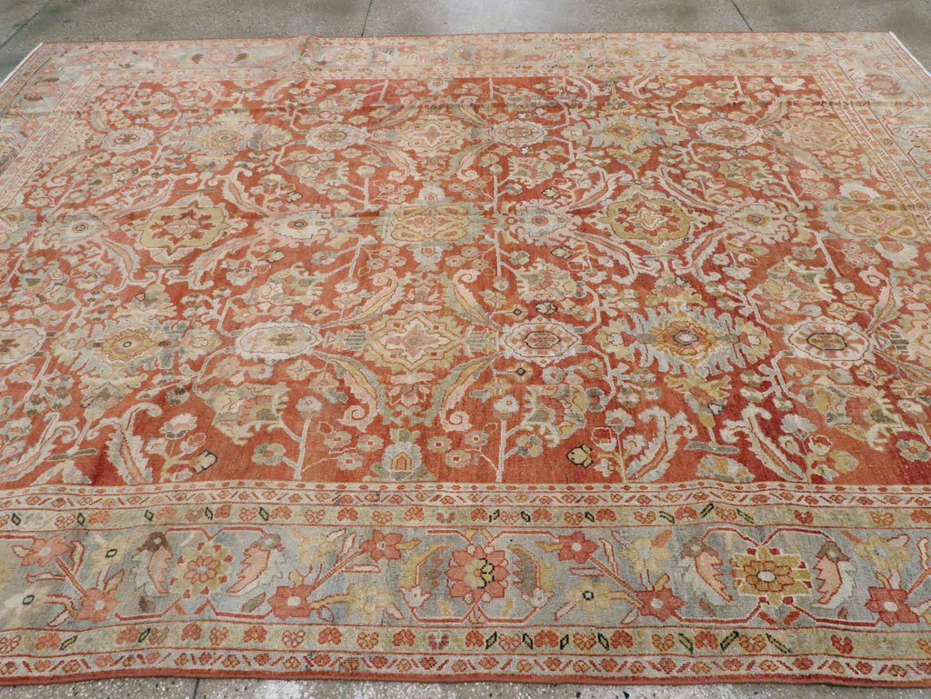 Antique Persian Mahal Carpet, No.24726 - Gsblank