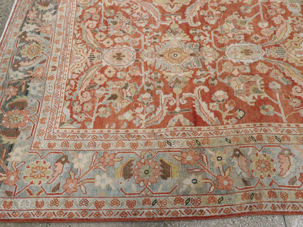 Antique Persian Mahal Carpet, No.24726 - Gsblank