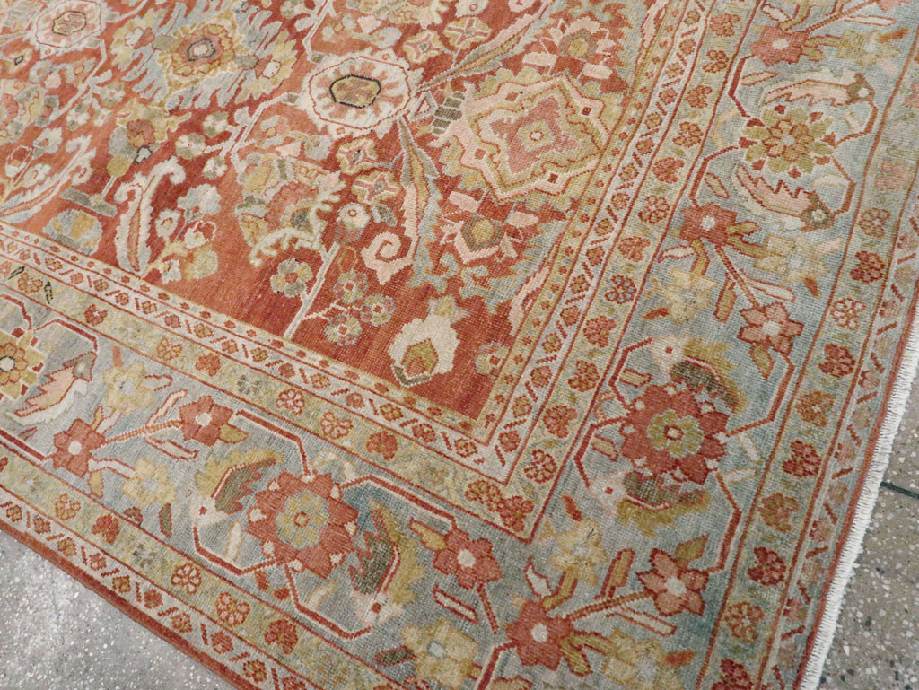Antique Persian Mahal Carpet, No.24726 - Gsblank