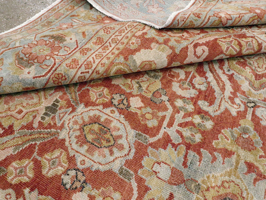 Antique Persian Mahal Carpet, No.24726 - Gsblank