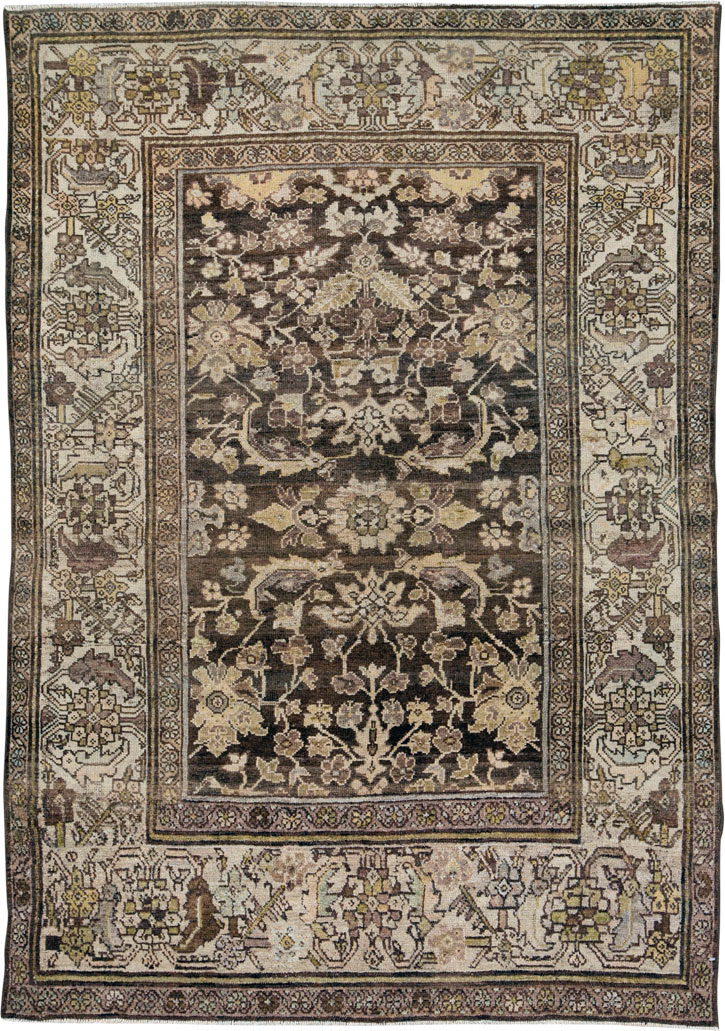 Vintage Persian Malayer Rug, No.24728 - Gsblank