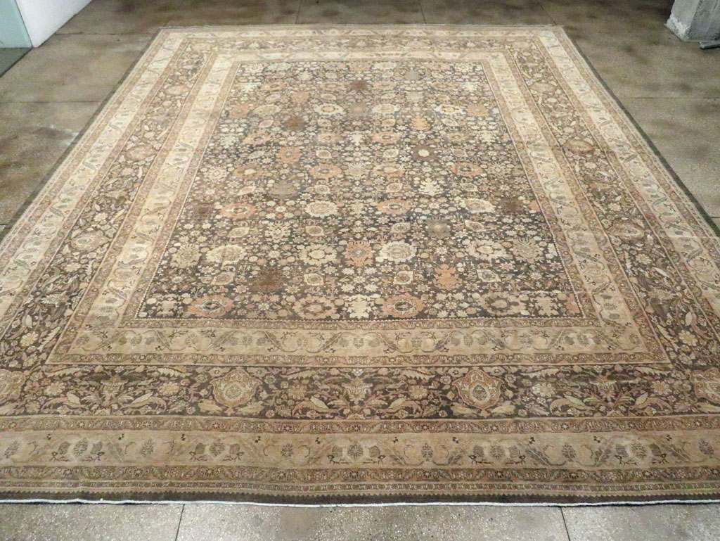Antique Persian Tabriz Carpet, No.24729 - Gsblank