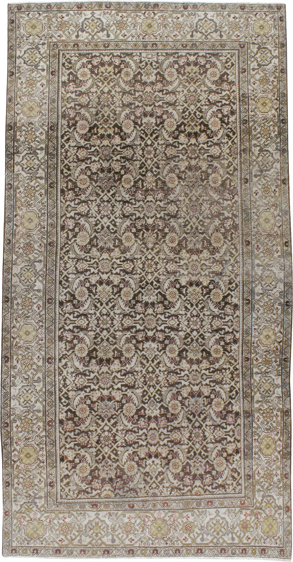 Antique Persian Malayer Gallery Carpet, No.24739 - Gsblank
