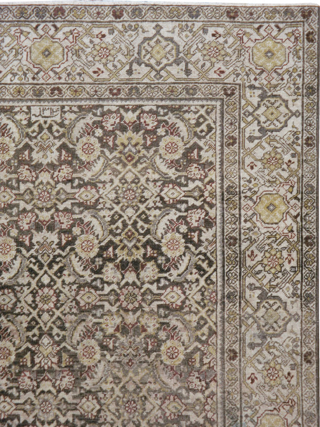 Antique Persian Malayer Gallery Carpet, No.24739 - Gsblank