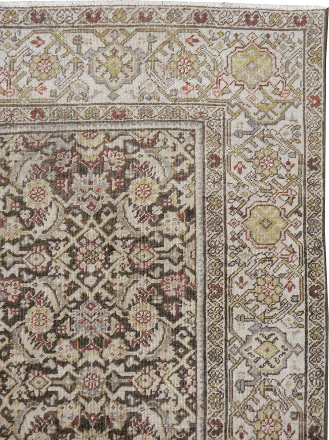 Antique Persian Malayer Gallery Carpet, No.24739 - Gsblank