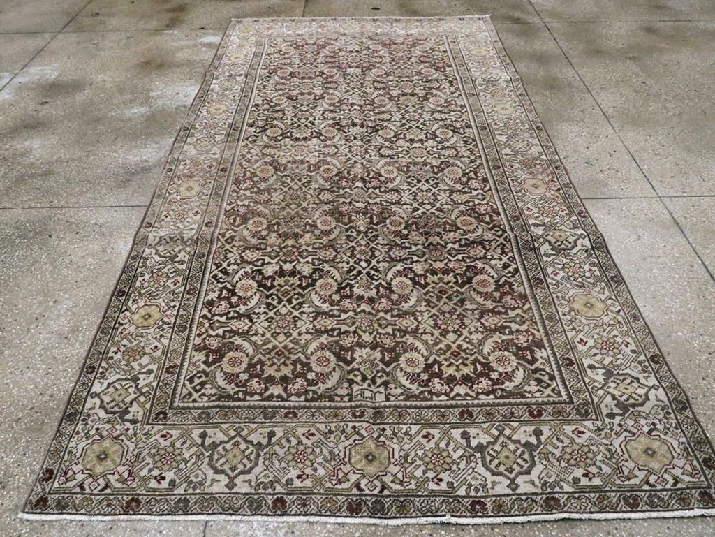 Antique Persian Malayer Gallery Carpet, No.24739 - Gsblank