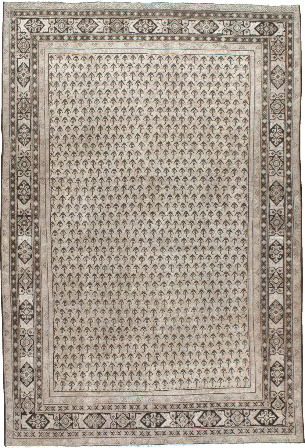 Vintage Persian Mahal Carpet, No.24740 - Gsblank