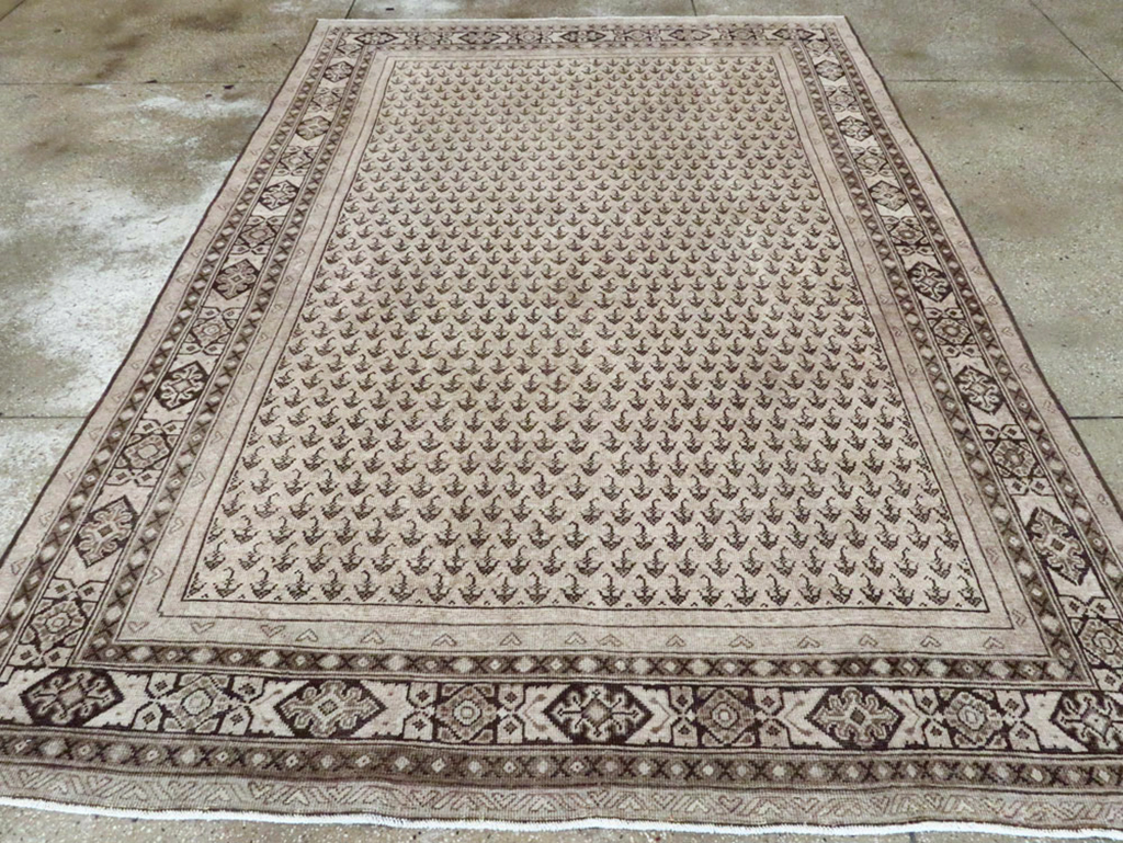 Vintage Persian Mahal Carpet, No.24740 - Gsblank