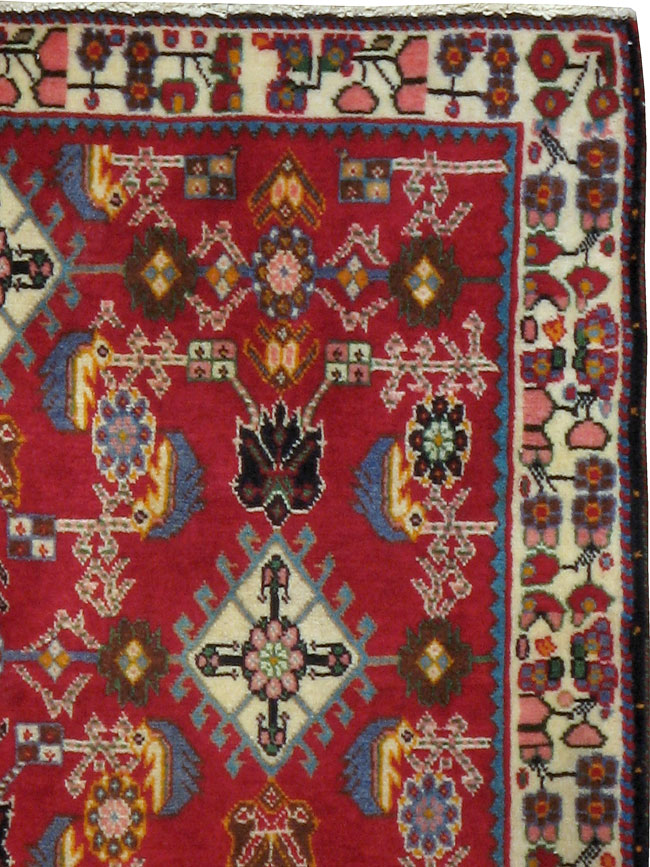 Vintage Persian Shiraz Square Rug (Pair: 1 of 4), No.24741 - Gsblank