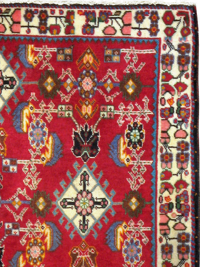 Vintage Persian Shiraz Square Rug (Pair: 1 of 4), No.24741 - Gsblank