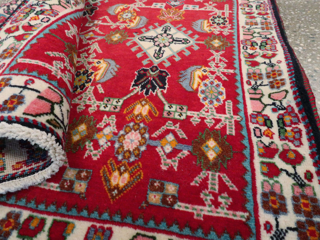 Vintage Persian Shiraz Square Rug (Pair: 1 of 4), No.24741 - Gsblank