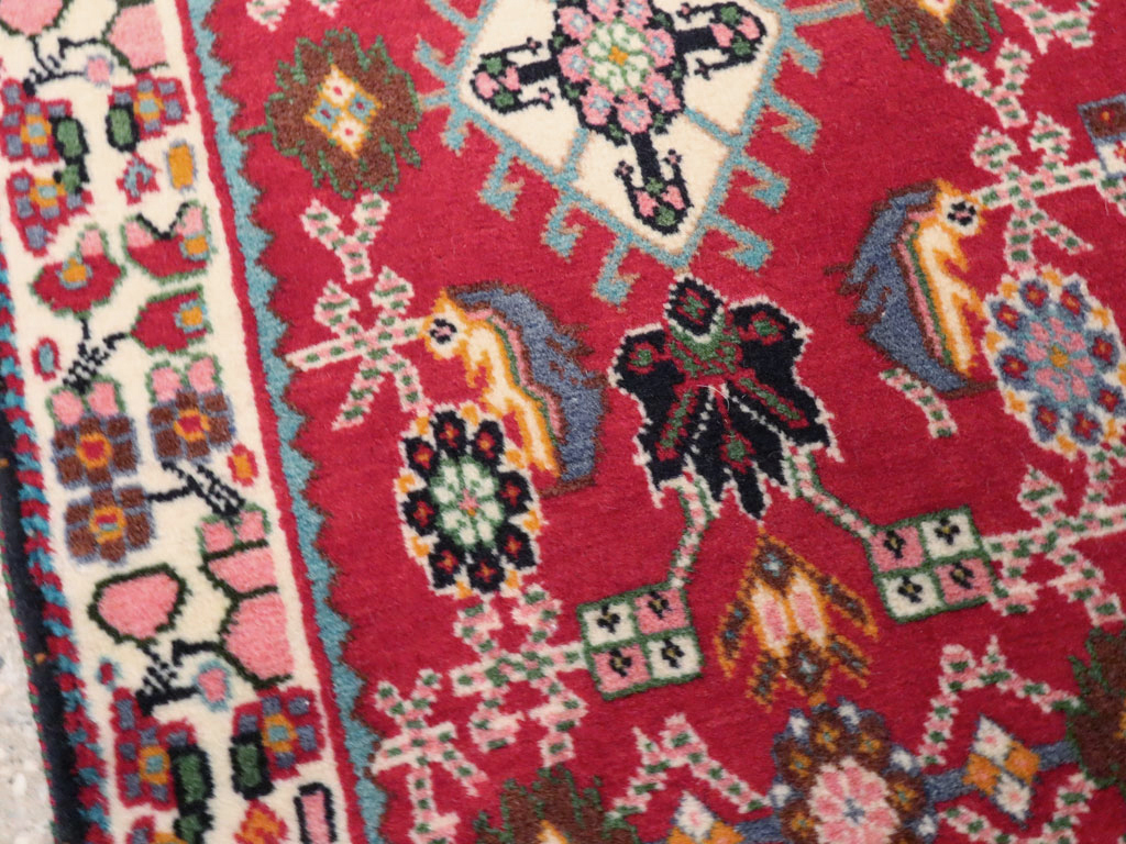 Vintage Persian Shiraz Square Rug (Pair: 2 of 4), No.24742 - Gsblank
