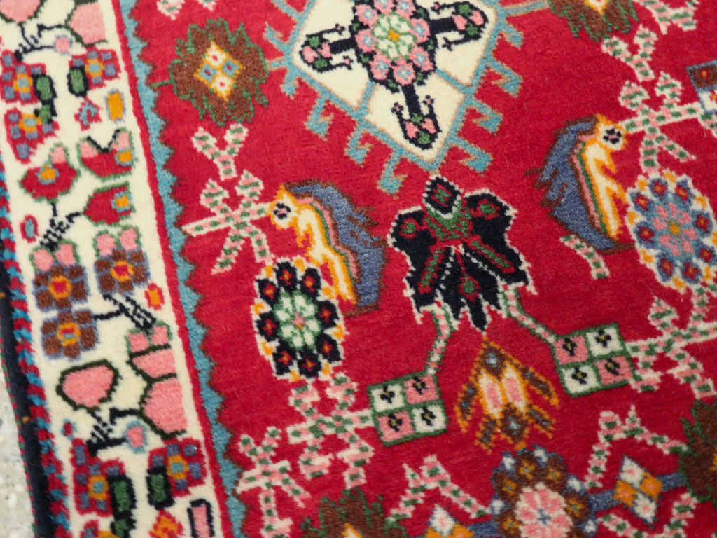 Vintage Persian Shiraz Square Rug (Pair: 2 of 4), No.24742 - Gsblank