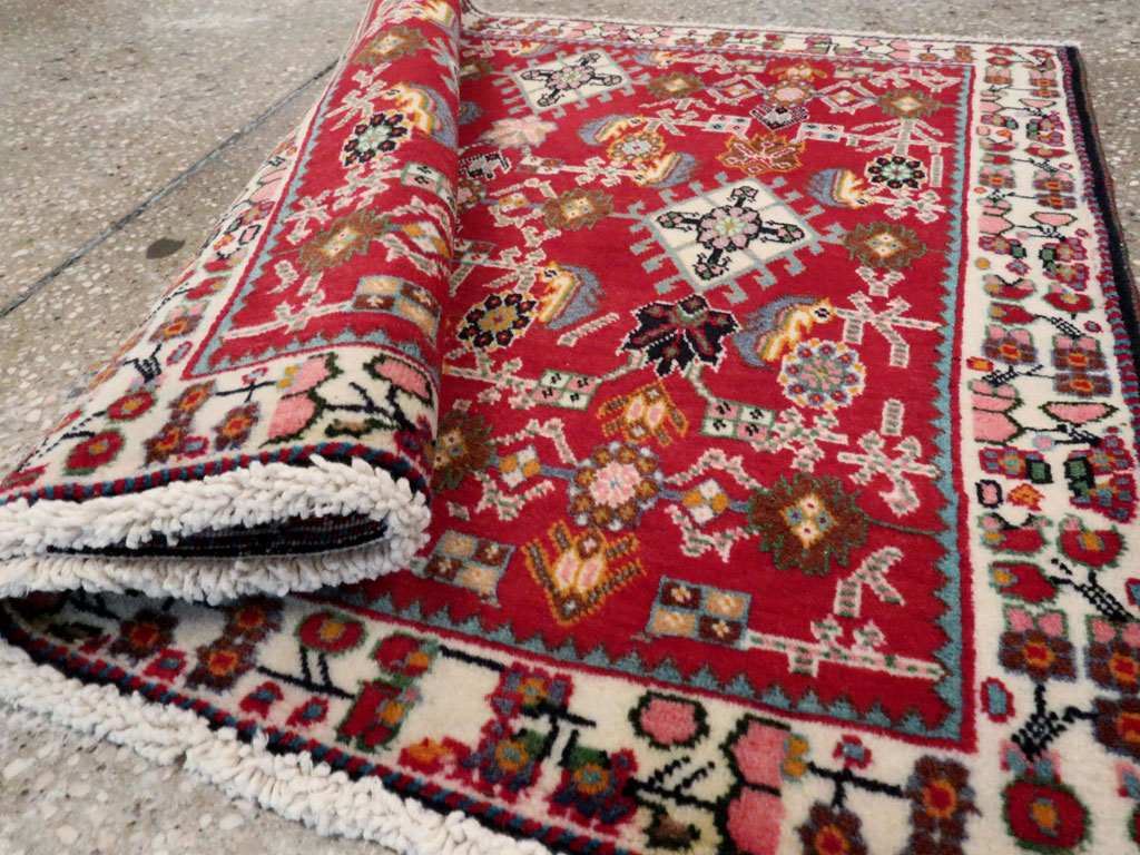 Vintage Persian Shiraz Square Rug (Pair: 2 of 4), No.24742 - Gsblank