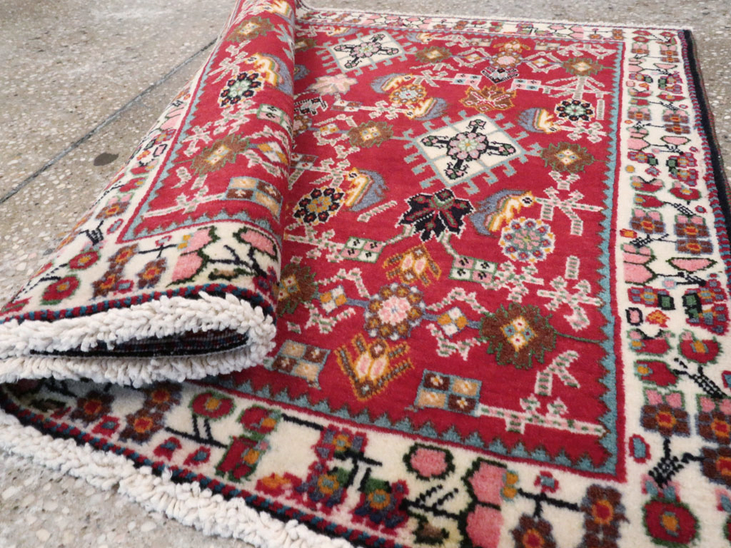 Vintage Persian Shiraz Square Rug (Pair: 2 of 4), No.24742 - Gsblank