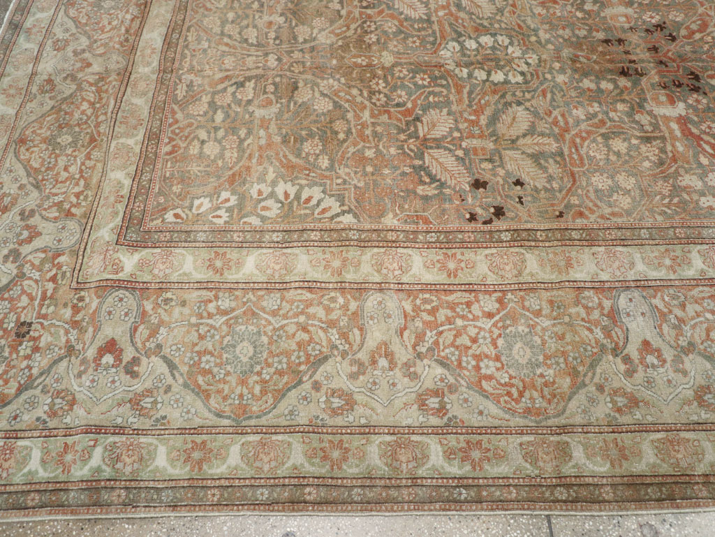 Antique Persian Tabriz Carpet, No.24750 - Gsblank