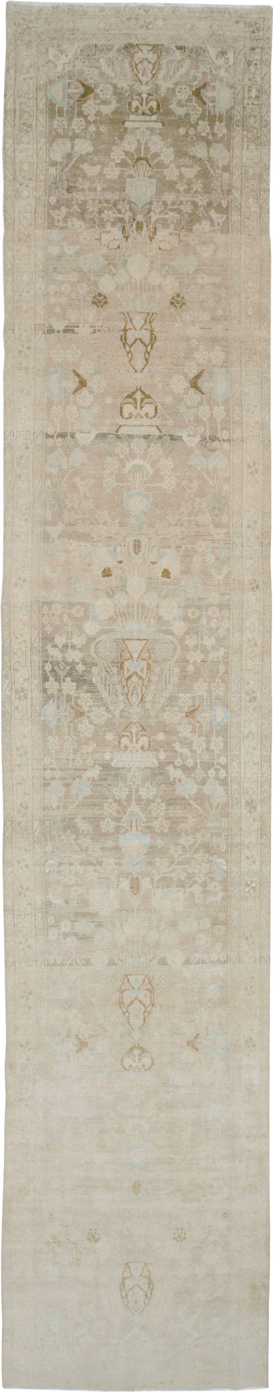 Vintage Persian Malayer Wide Gallery Runner, No.24753 - Gsblank