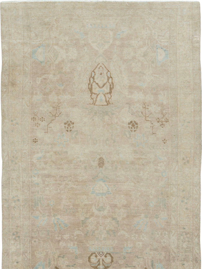 Vintage Persian Malayer Wide Gallery Runner, No.24753 - Gsblank