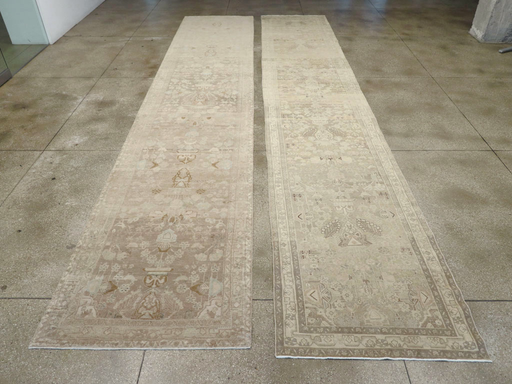 Vintage Persian Malayer Wide Gallery Runner, No.24753 - Gsblank