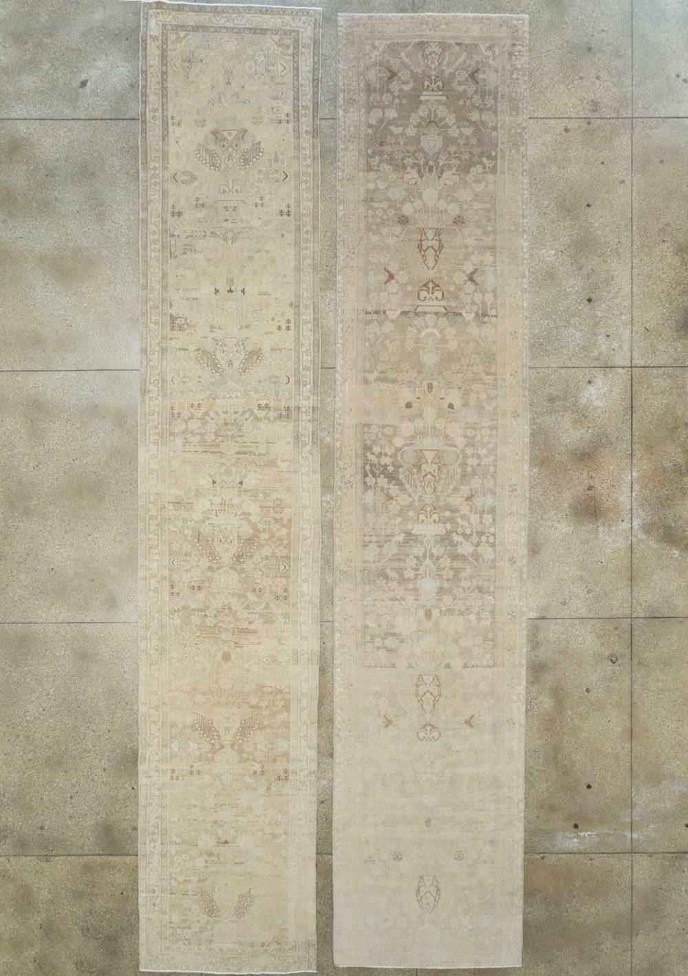 Vintage Persian Malayer Wide Gallery Runner, No.24754 - Gsblank