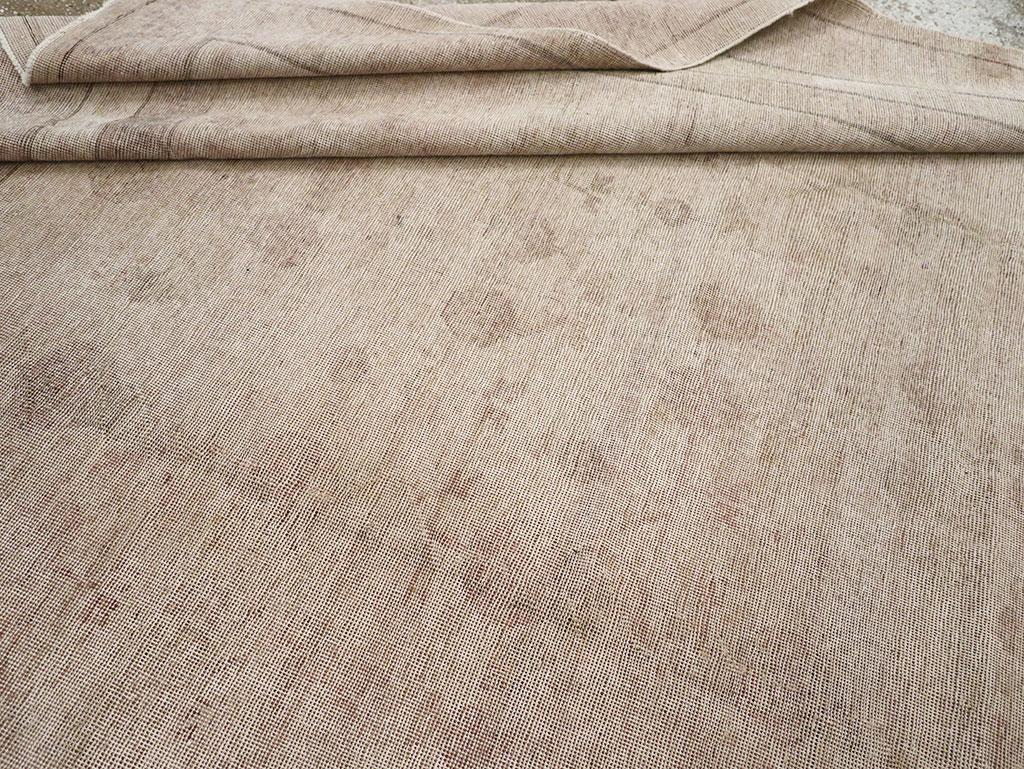 Vintage East Turkestan Khotan Carpet, No.24762 - Gsblank