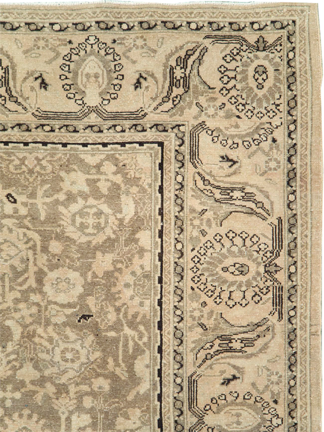 Vintage Persian Malayer Square Accent Carpet, No.24764 - Gsblank