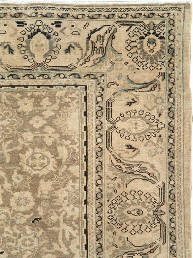 Vintage Persian Malayer Square Accent Carpet, No.24764 - Gsblank