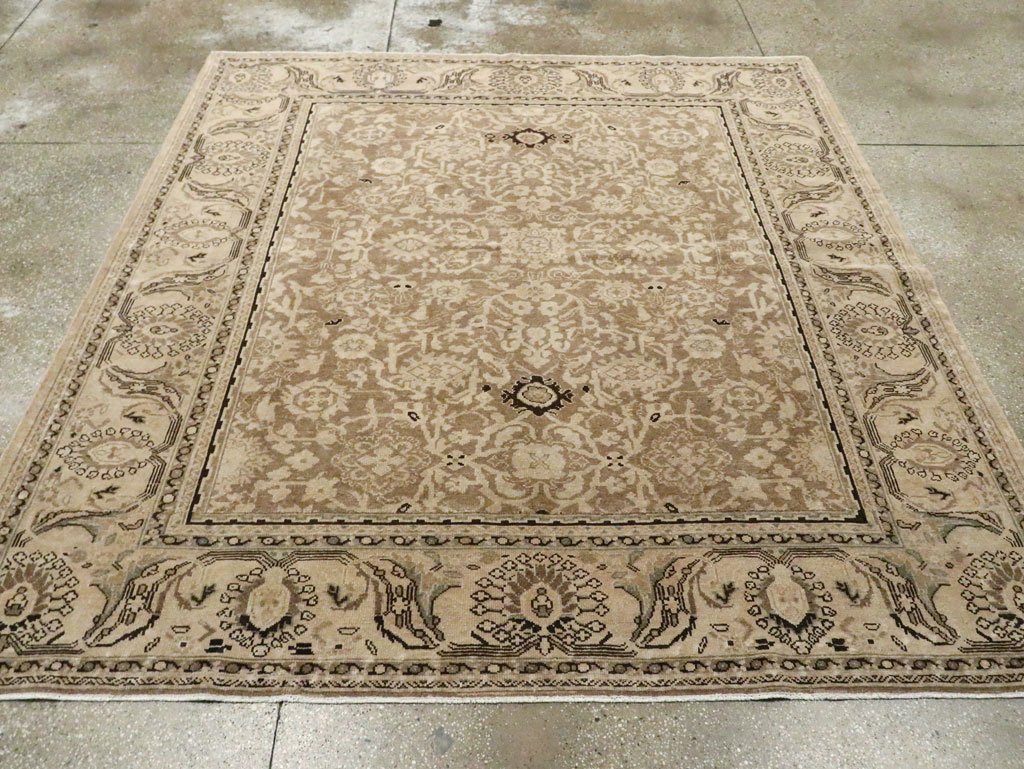 Vintage Persian Malayer Square Accent Carpet, No.24764 - Gsblank