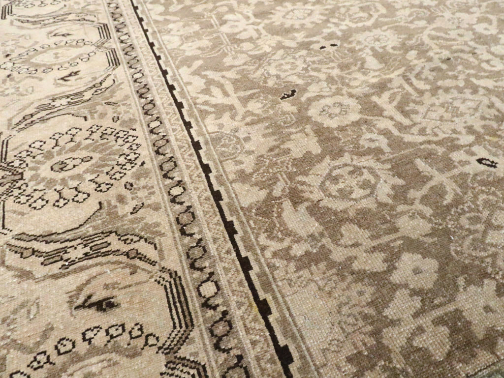 Vintage Persian Malayer Square Accent Carpet, No.24764 - Gsblank