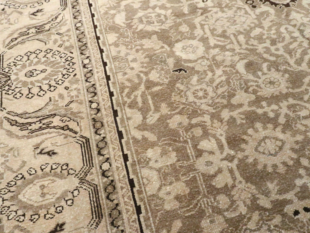 Vintage Persian Malayer Square Accent Carpet, No.24764 - Gsblank