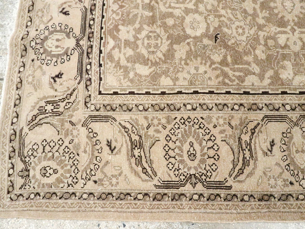 Vintage Persian Malayer Square Accent Carpet, No.24764 - Gsblank