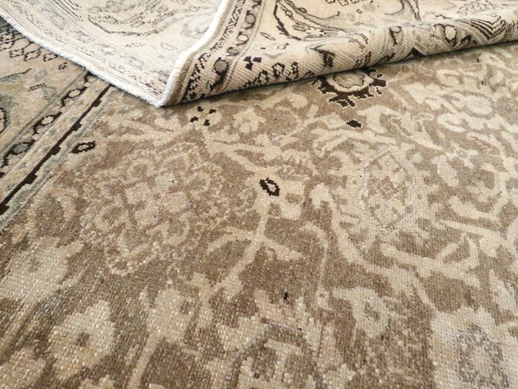 Vintage Persian Malayer Square Accent Carpet, No.24764 - Gsblank