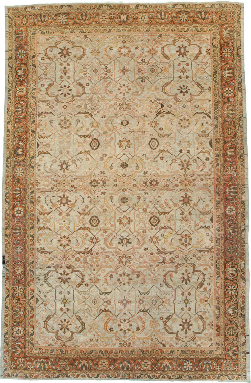 Antique Persian Mahal Carpet, No.24789 - Gsblank