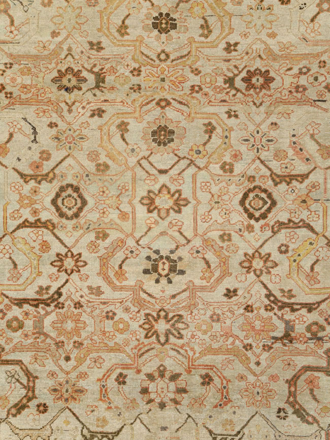 Antique Persian Mahal Carpet, No.24789 - Gsblank
