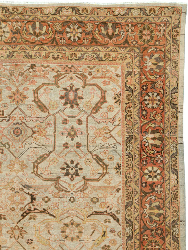 Antique Persian Mahal Carpet, No.24789 - Gsblank