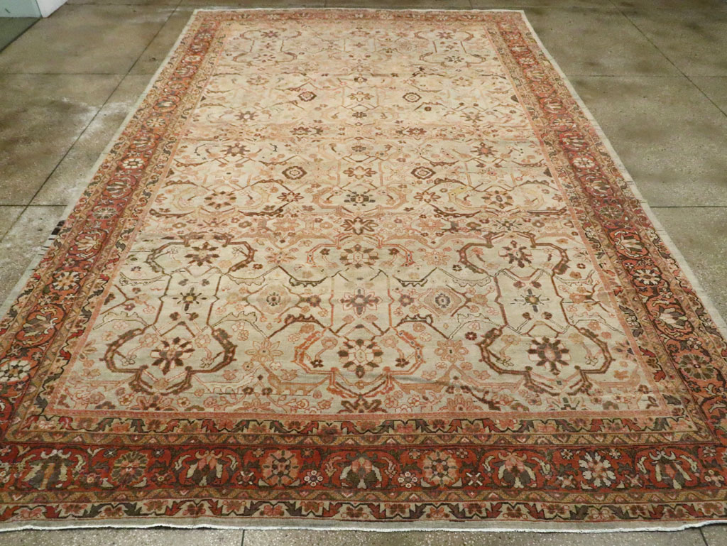 Antique Persian Mahal Carpet, No.24789 - Gsblank