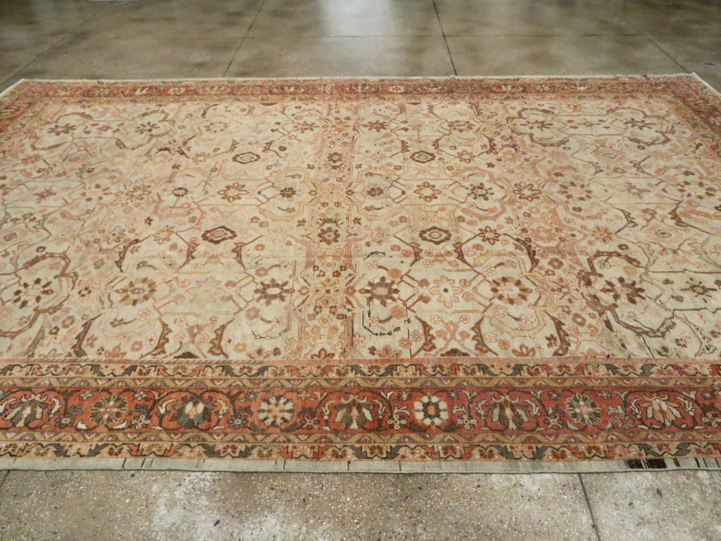 Antique Persian Mahal Carpet, No.24789 - Gsblank