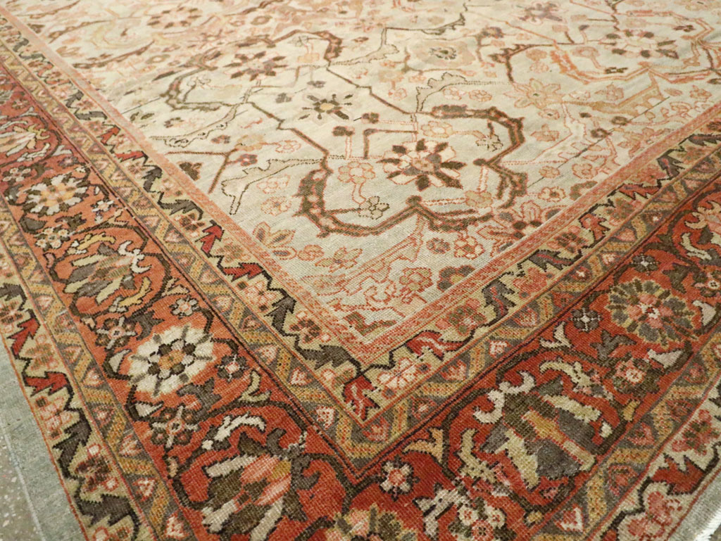 Antique Persian Mahal Carpet, No.24789 - Gsblank