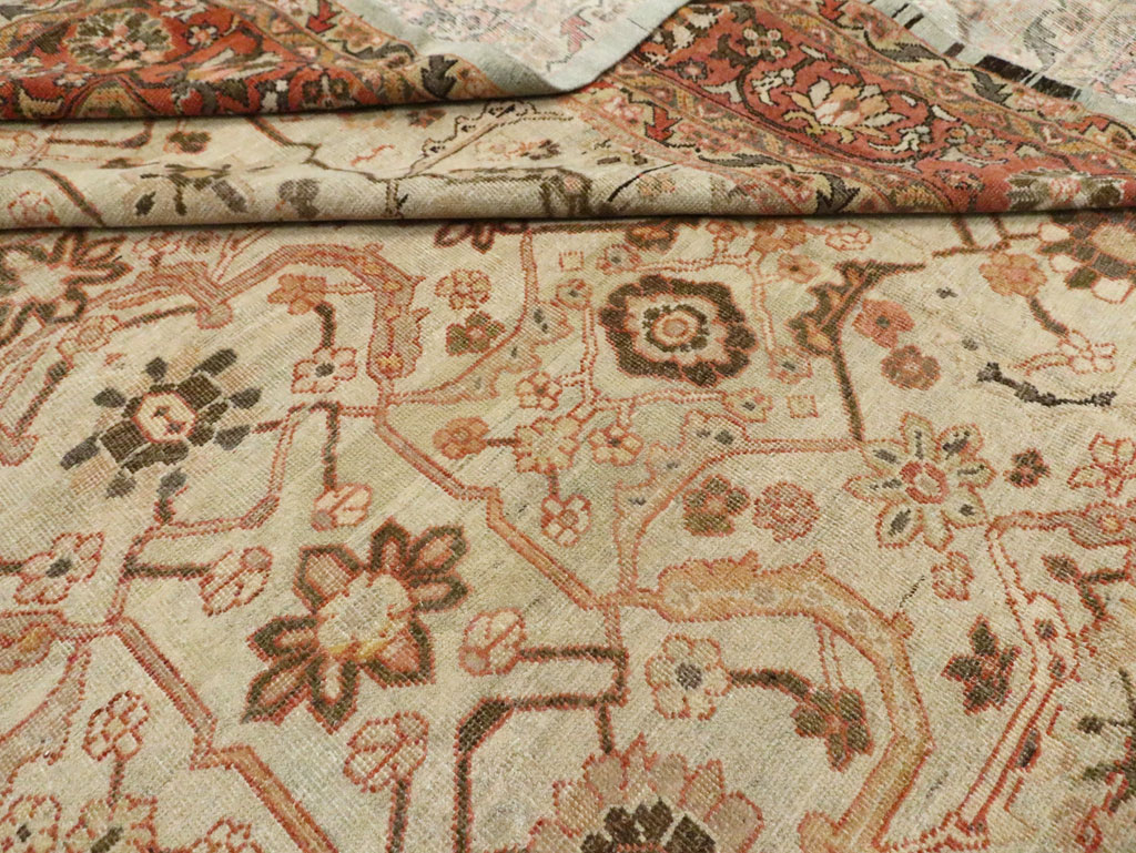 Antique Persian Mahal Carpet, No.24789 - Gsblank