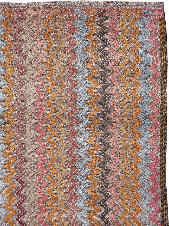 Vintage Turkish Flatweave Kilim, No.24800 - Gsblank