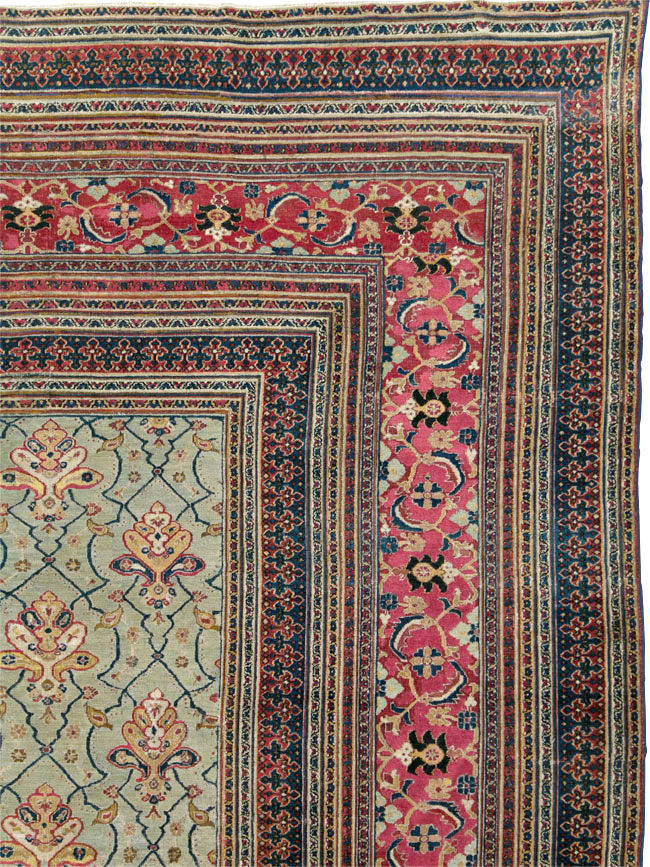 Antique Persian Khorassan Carpet, No.24808 - Gsblank