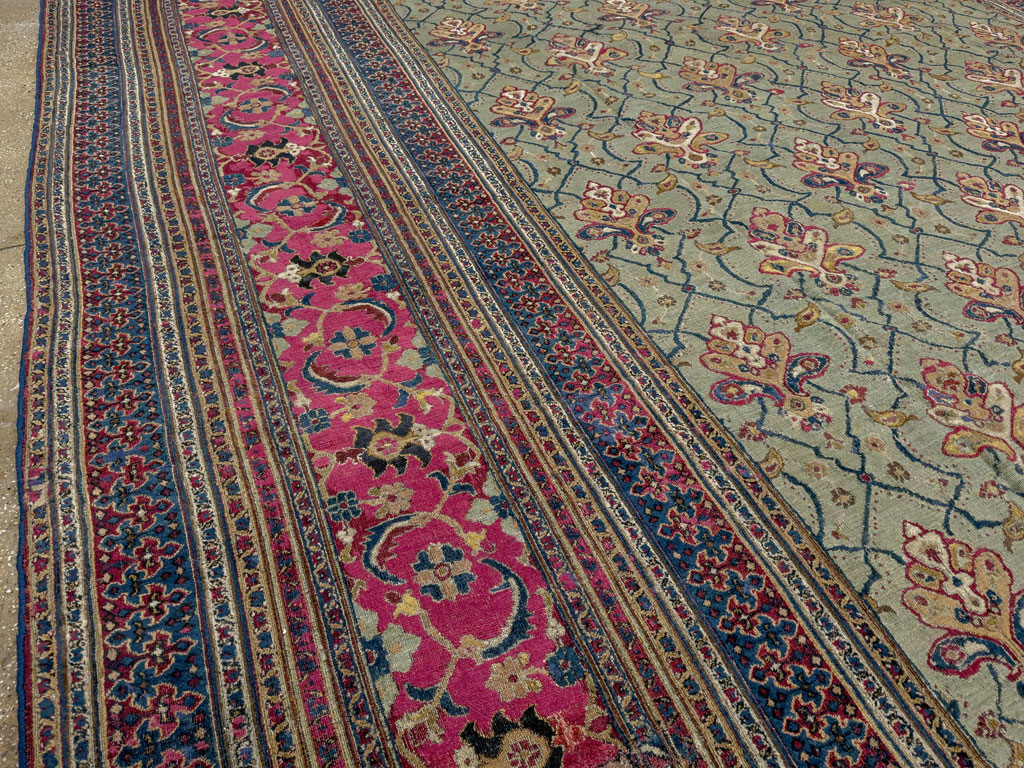 Antique Persian Khorassan Carpet, No.24808 - Gsblank