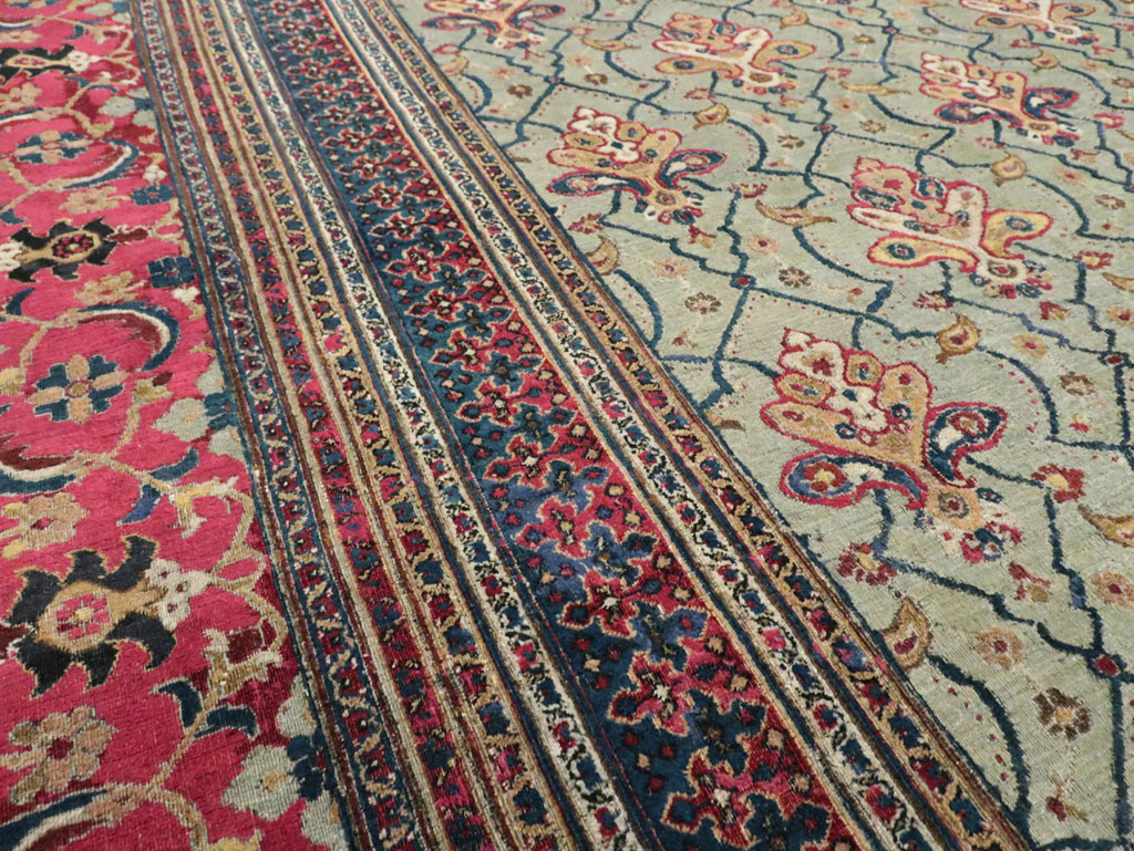 Antique Persian Khorassan Carpet, No.24808 - Gsblank