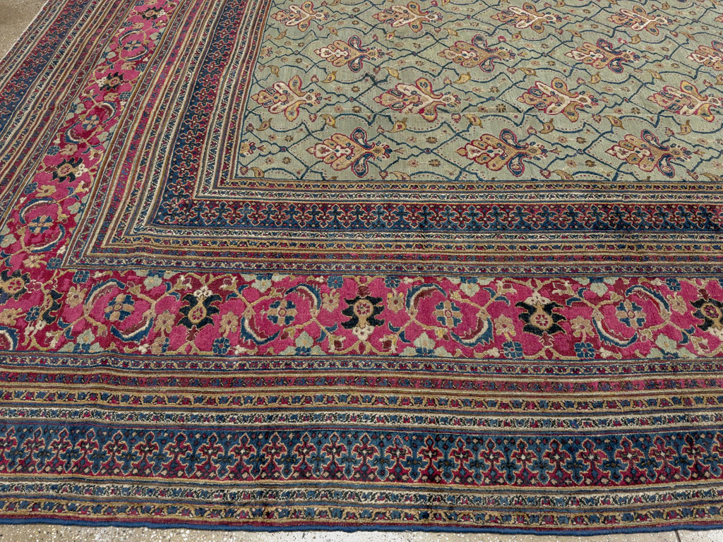 Antique Persian Khorassan Carpet, No.24808 - Gsblank