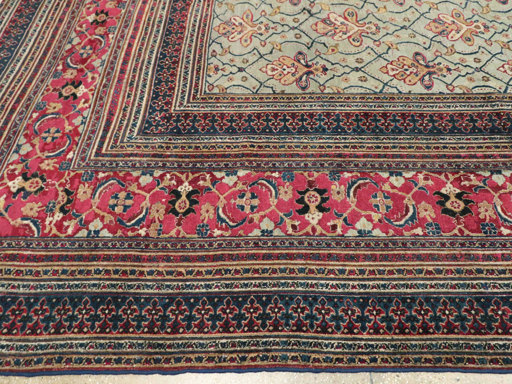 Antique Persian Khorassan Carpet, No.24808 - Gsblank