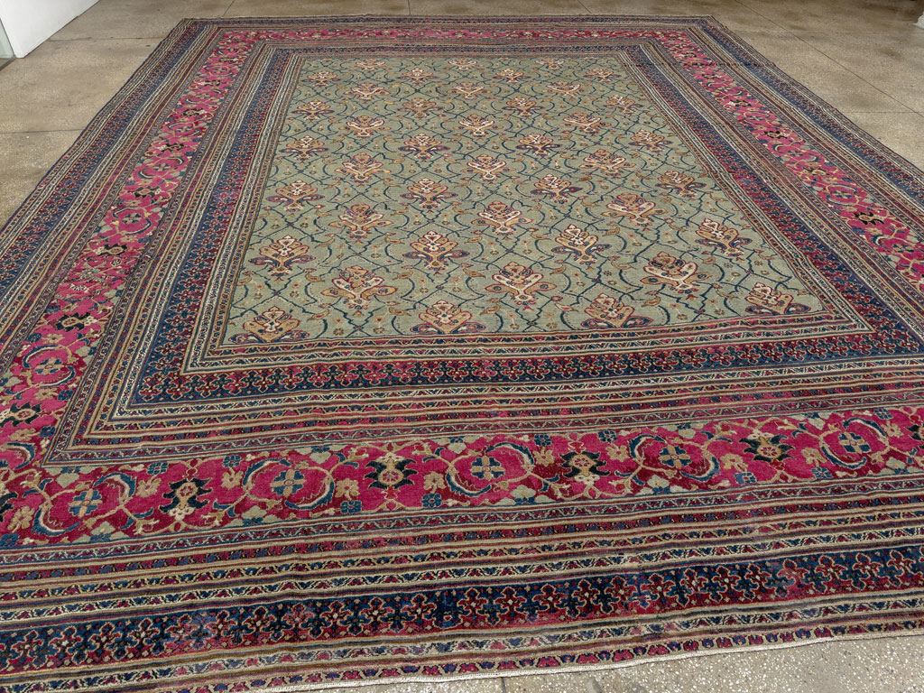 Antique Persian Khorassan Carpet, No.24808 - Gsblank