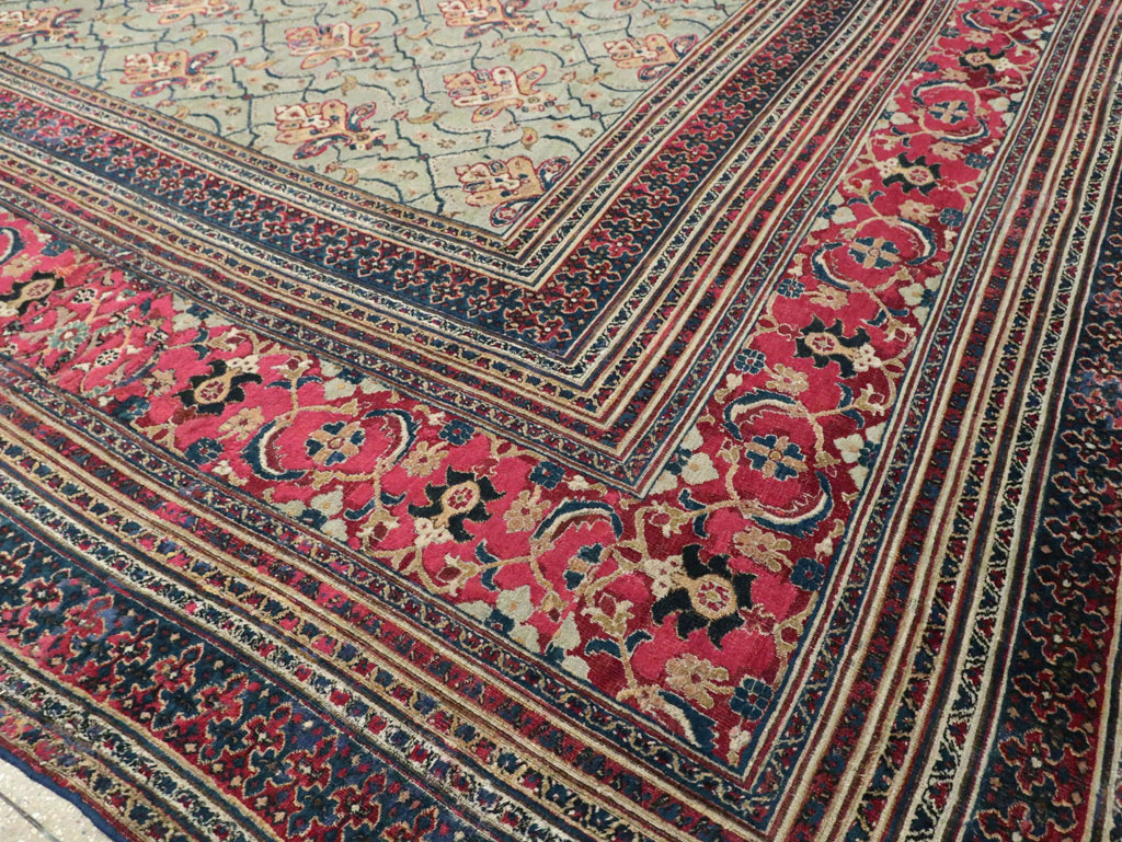 Antique Persian Khorassan Carpet, No.24808 - Gsblank