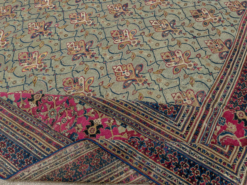 Antique Persian Khorassan Carpet, No.24808 - Gsblank