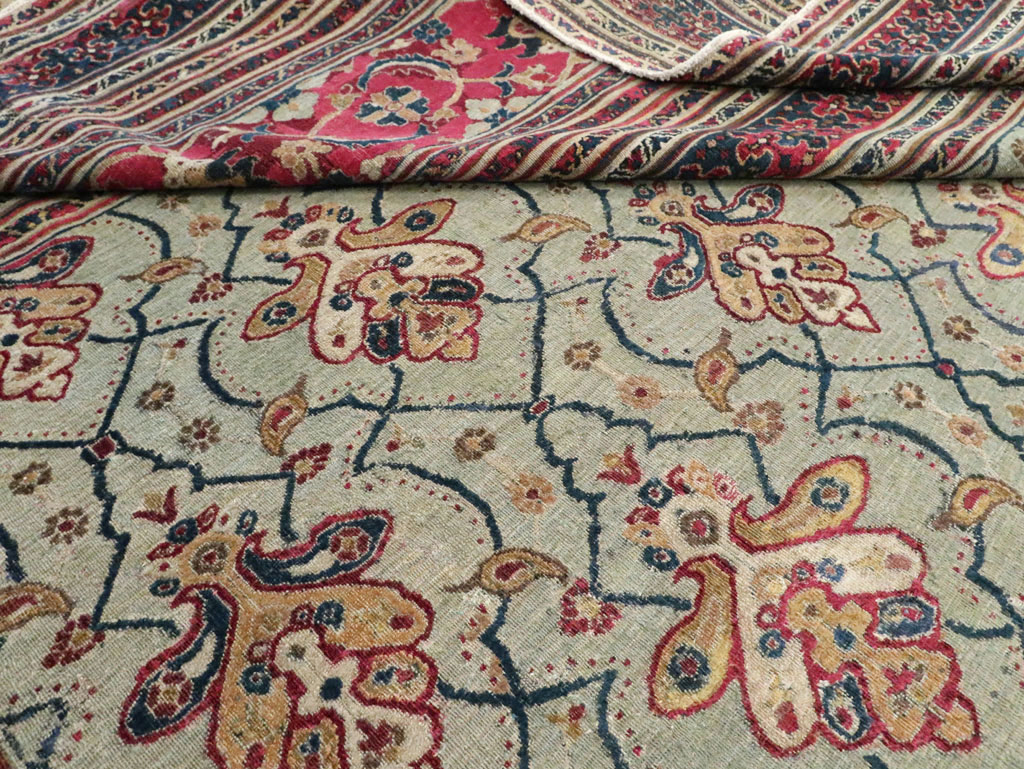 Antique Persian Khorassan Carpet, No.24808 - Gsblank