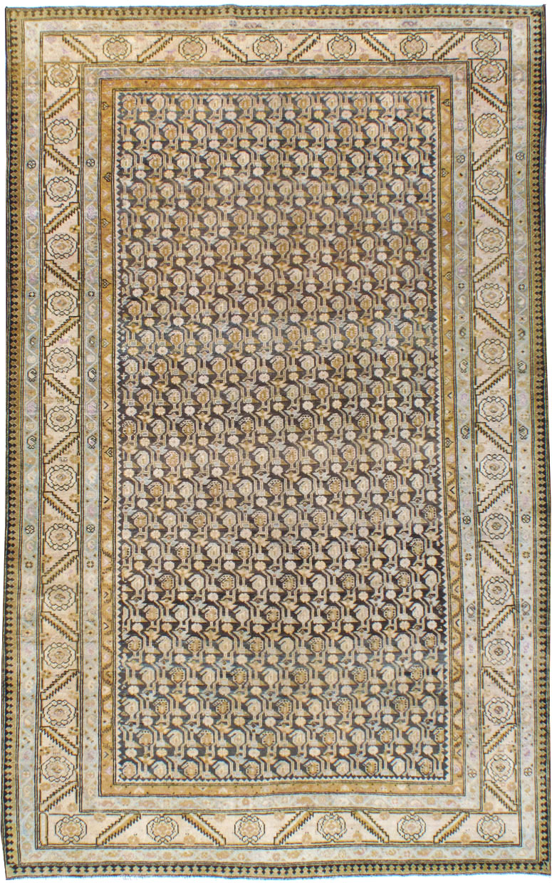 Vintage Persian Malayer Gallery Carpet, No.24811 - Gsblank